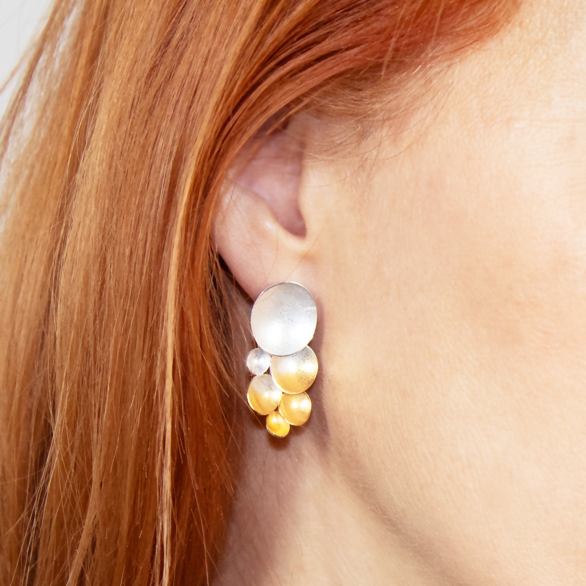 Electra Cluster Drop Earrings