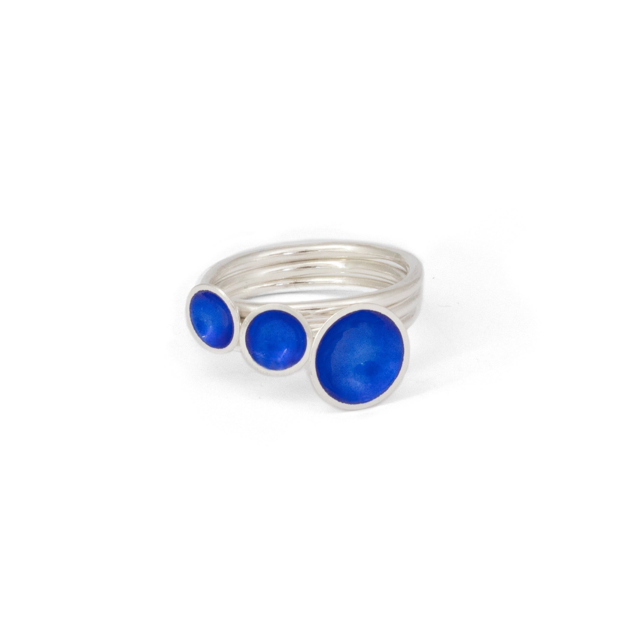 Halo Triple Ring Stack (more colour options available)